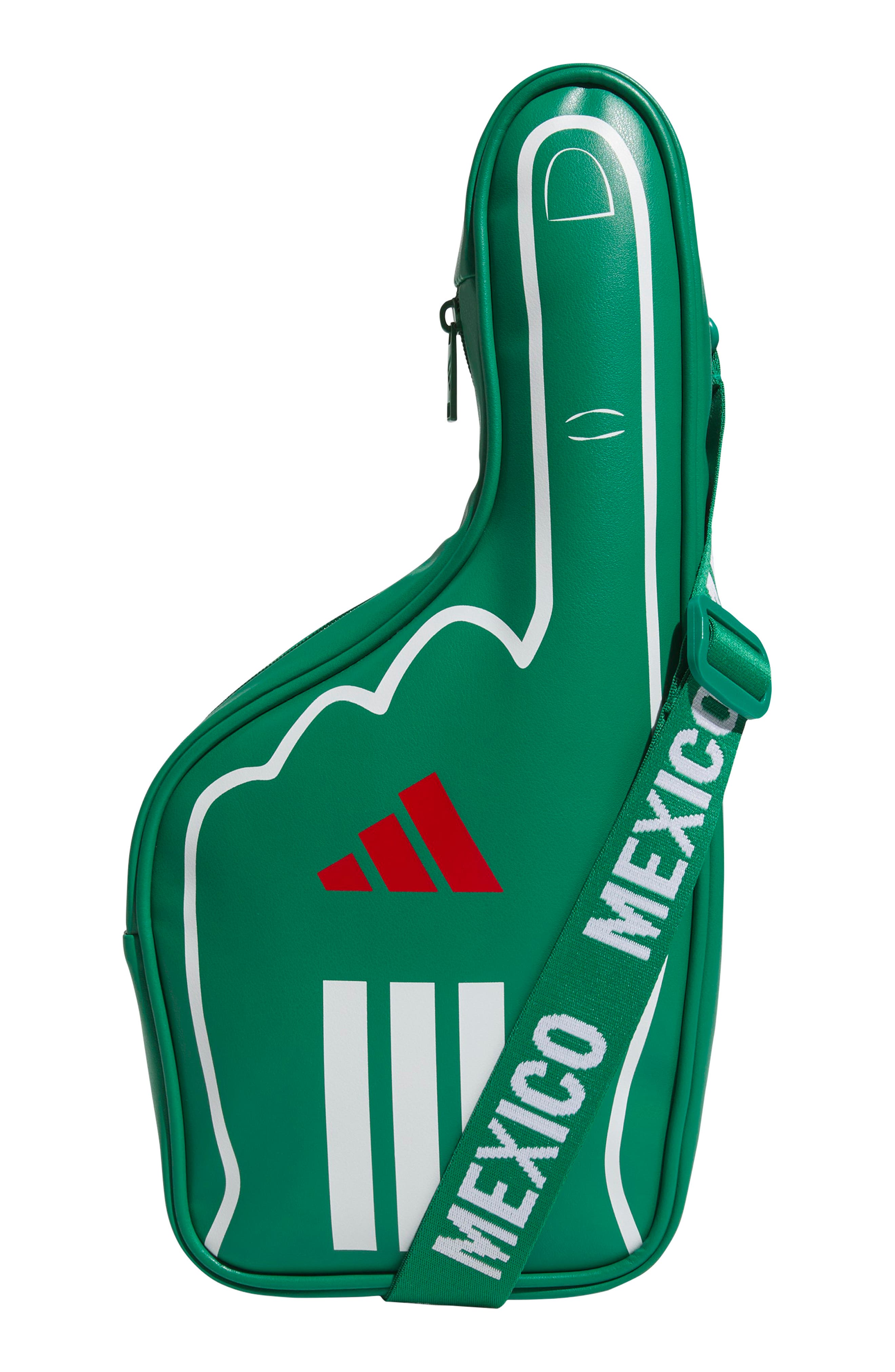 adidas Originals Mexico Finger Crossbody Bag, Main, color, 