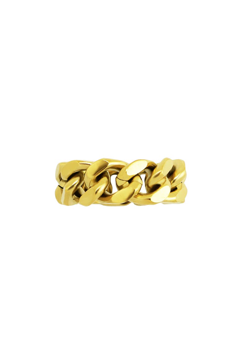 Chain Band Ring, Alternate, color, GOLD