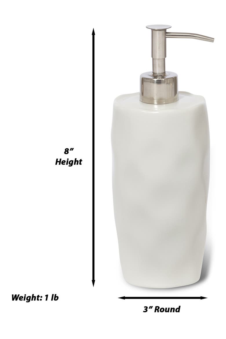 Porcelain Lotion Pump, Alternate, color, WHITE