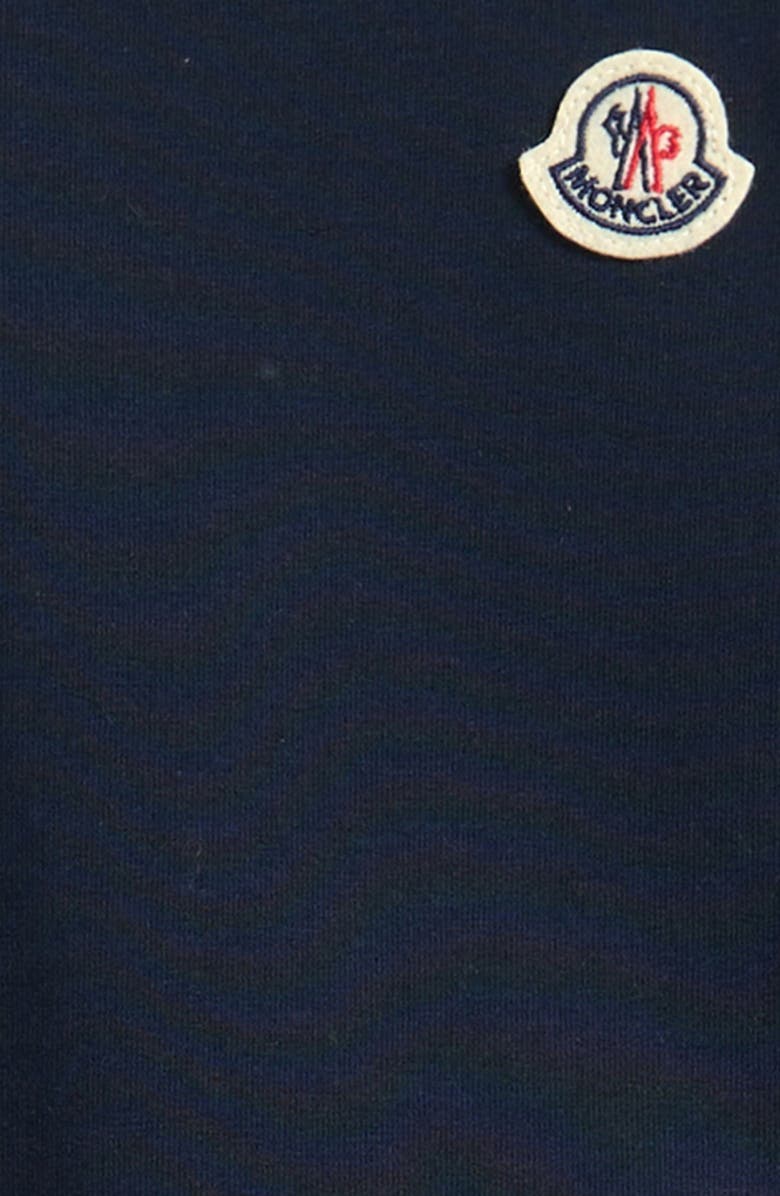 Moncler Kids' Contrast Trim Stretch Cotton Sweatshirt & Joggers Set, Alternate, color, Navy