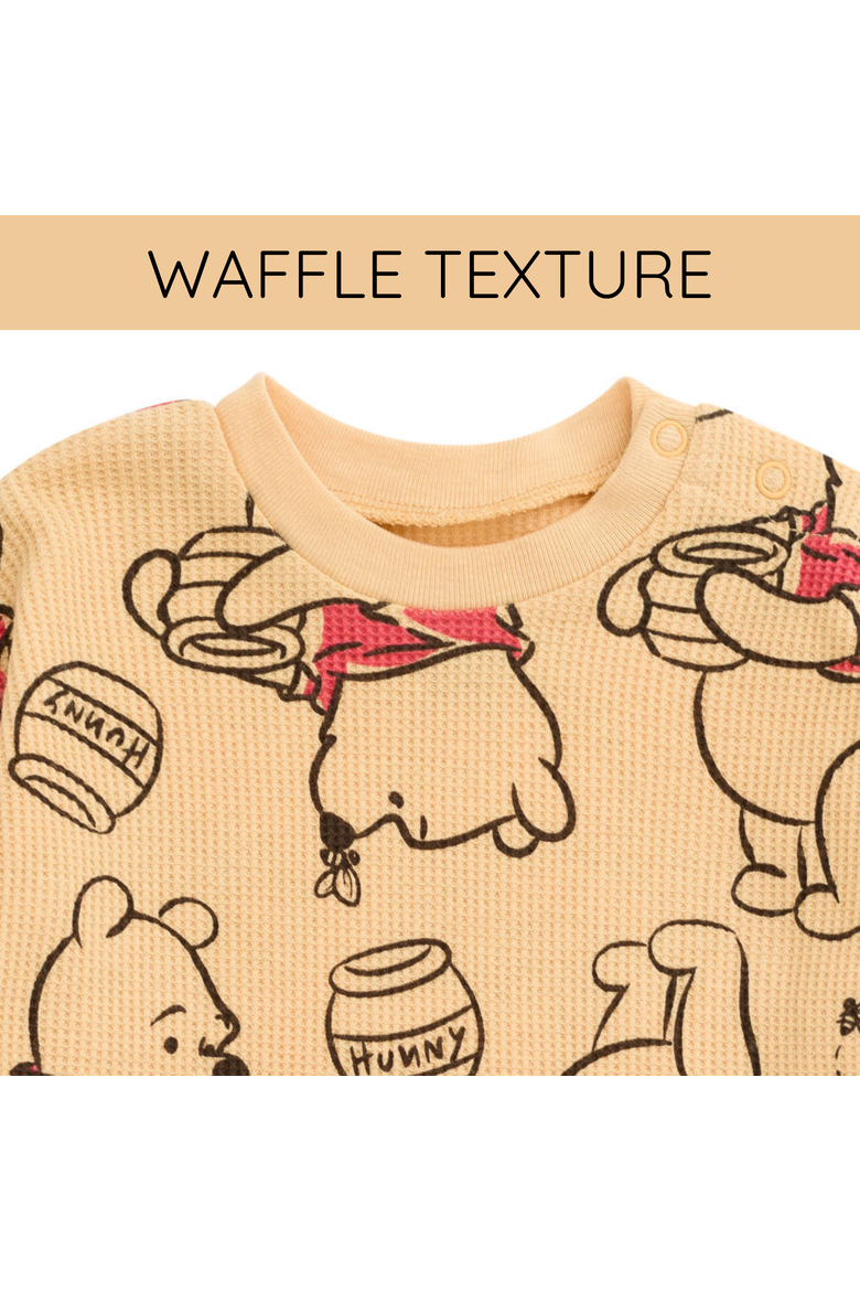 Winnie the Pooh Loungewear 2-Piece Sweatshirt and Pants Set, Alternate, color, Pooh Beige