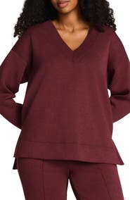 SPANX® AirEssentials® Brushed V-Neck Tunic Sweatshirt