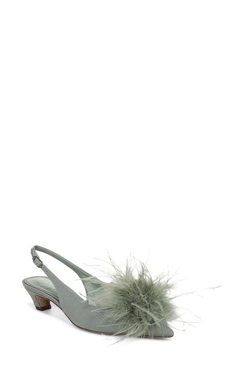 Finchfeather Slingback Pointed Toe Pump