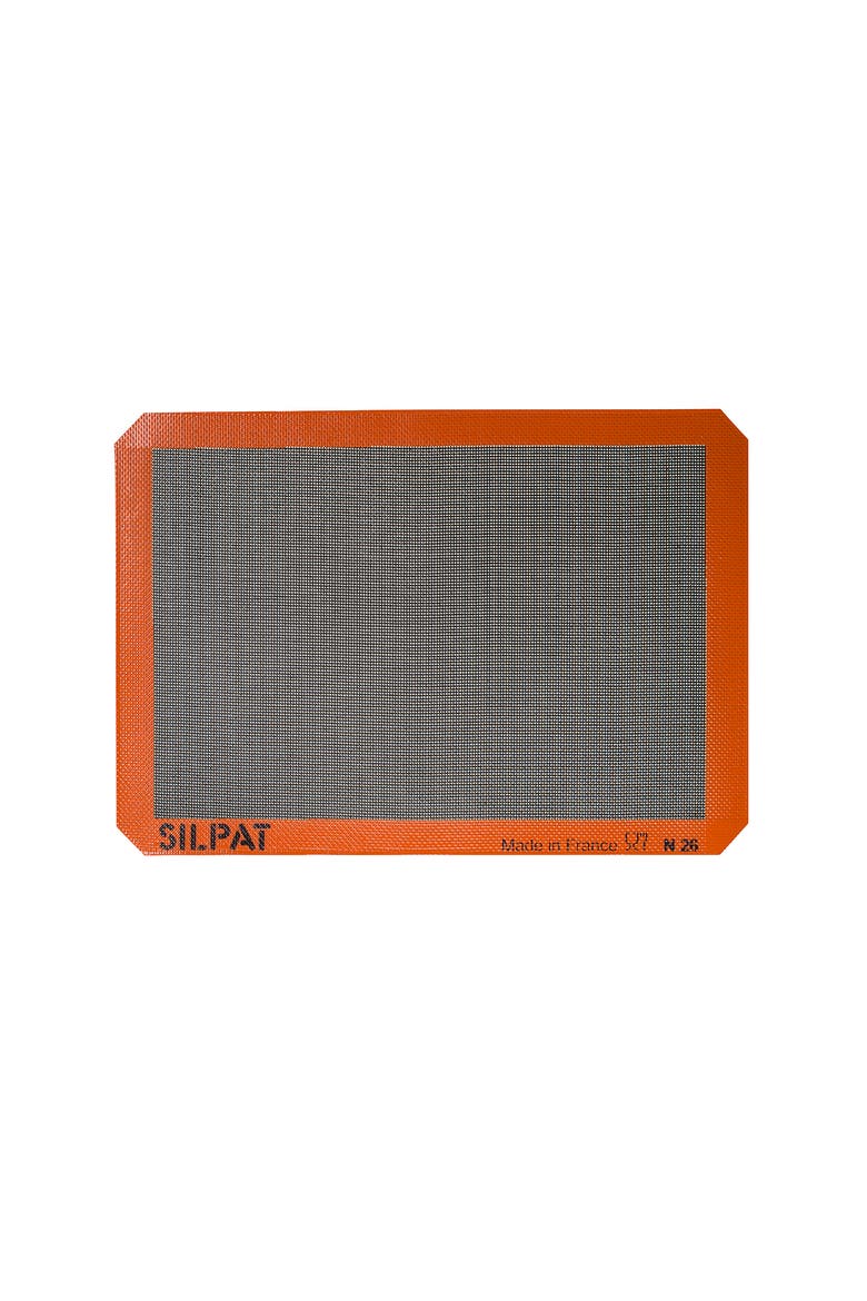 Silpain Premium Non-Stick Silicone Baking Mat for Bread, 11-5/8 x 16-1/2, Main, color, Orange