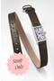  Espresso Strap - Silver Buckle