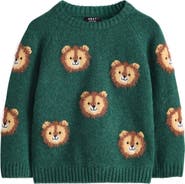 NEXT Kids' Lion Appliqué Sweater