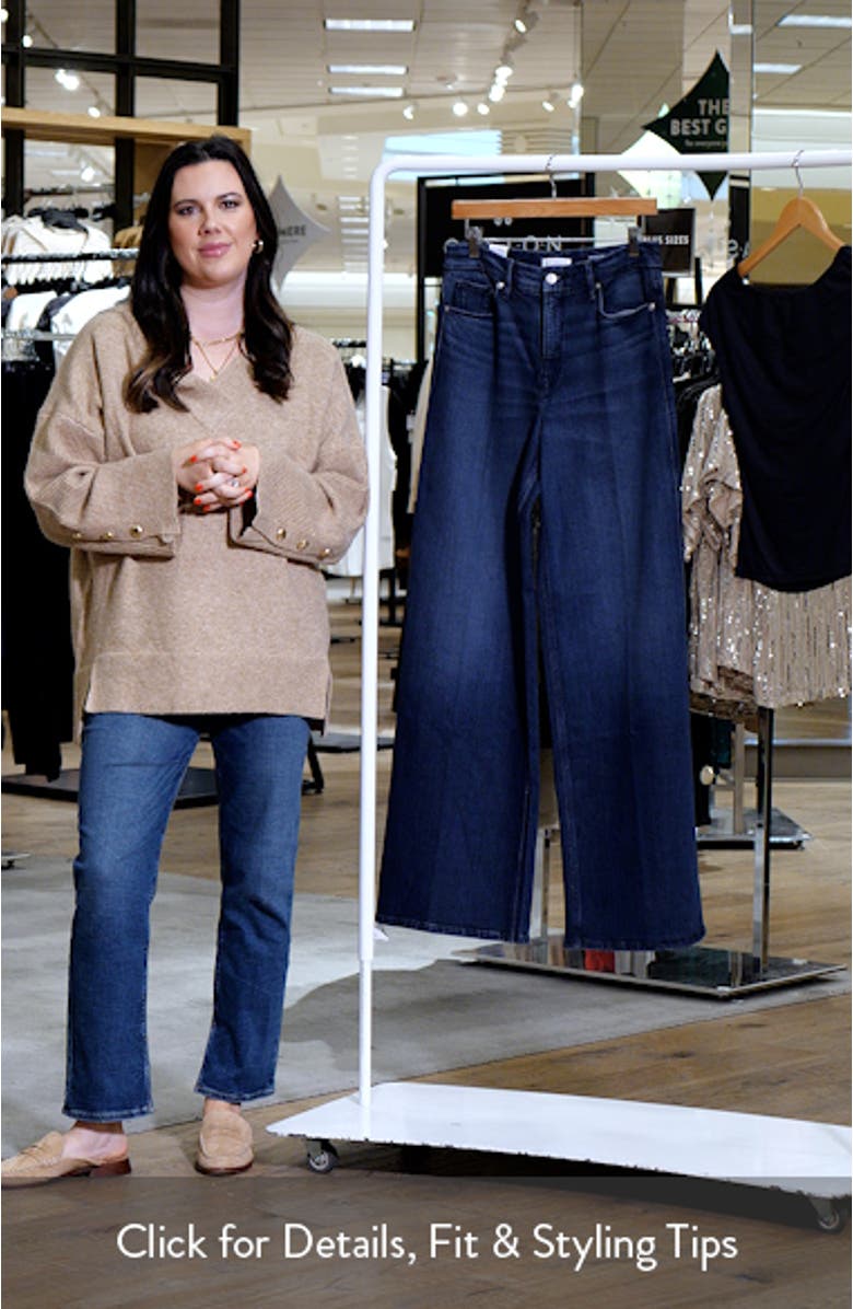 Good Skate High Waist Wide Leg Jeans, sales video thumbnail