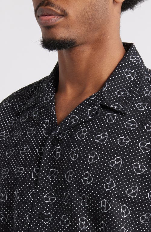 Carhartt Work In Progress Furoshiki Camp Shirt In Black