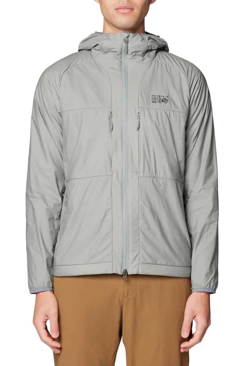 Kor AirShell™ Warm Hoodie, Main, color, WET STONE