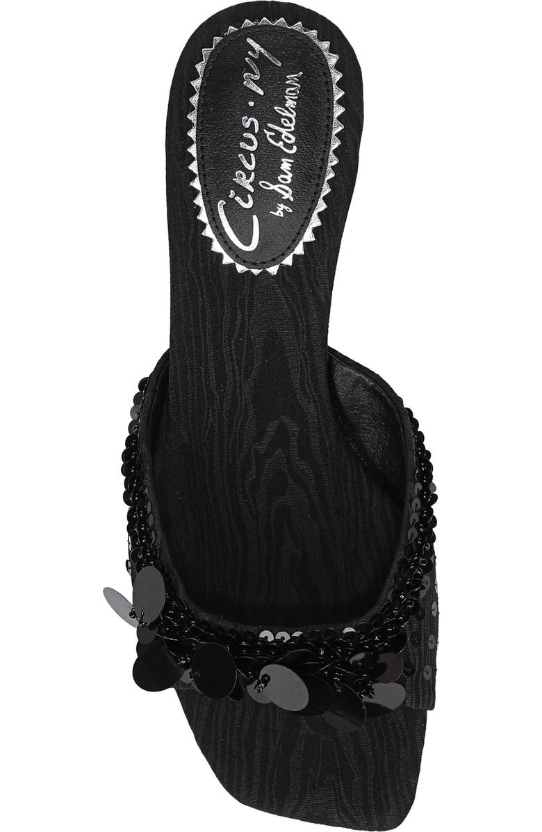 Circus NY by Sam Edelman Juliana Sequin Sandal, Alternate, color, Black