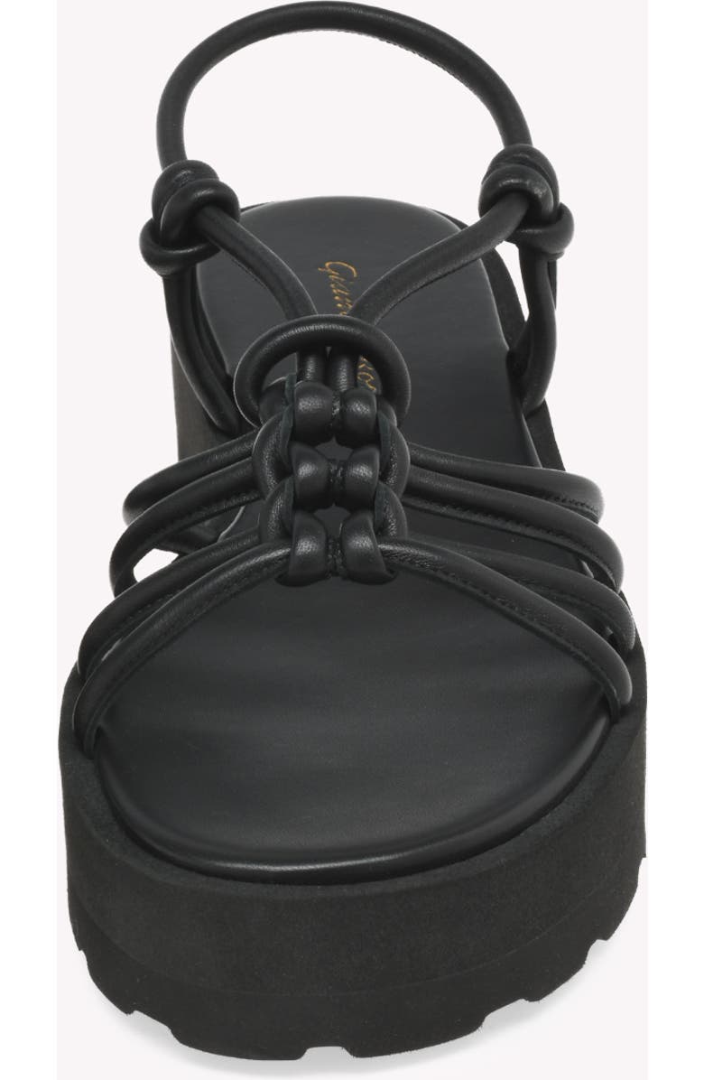 Gianvito Rossi Hebe Sandal, Alternate, color, Black Leather