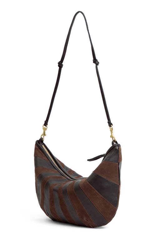 Clare V . Grande Woven Leather Belt Bag In Purple