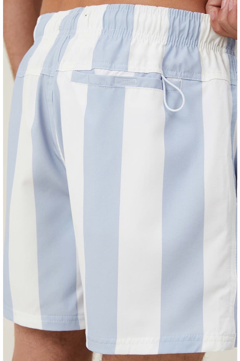 Men's Stretch Swim Short, Alternate, color, Pale Blue Stripe
