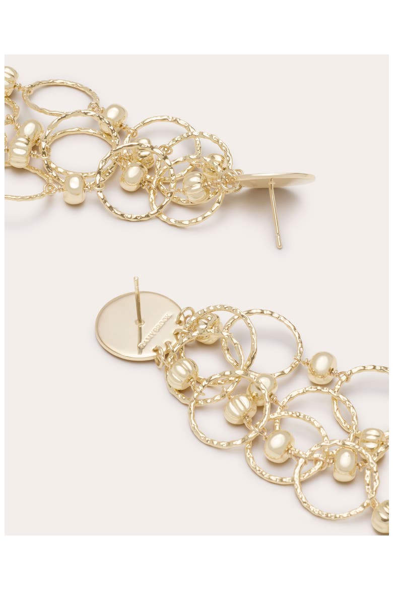 Lila Beaded Chandelier Earrings, Alternate, color, GOLD