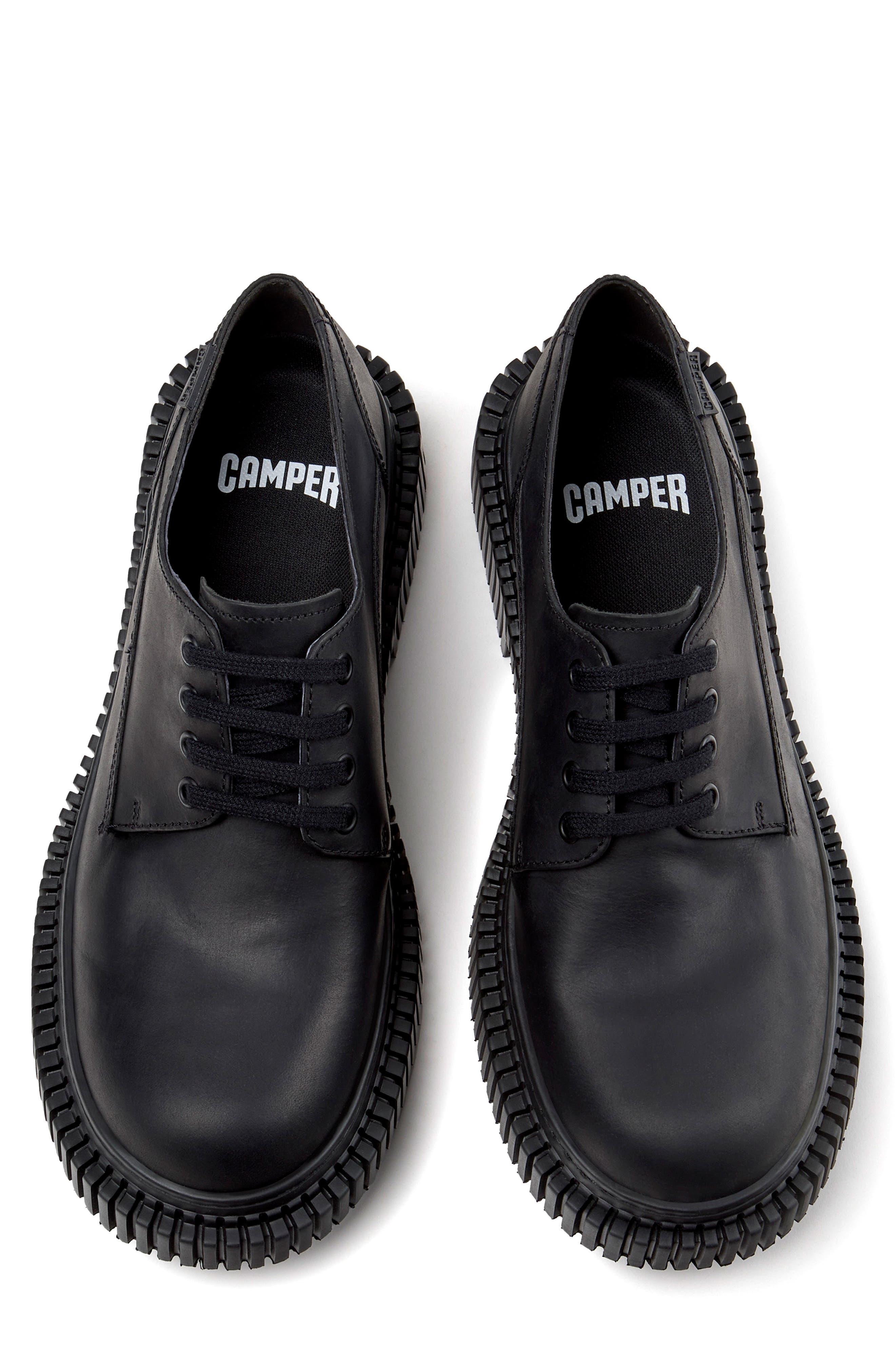 Pix Plain Toe Derby, Alternate, color, BLACK