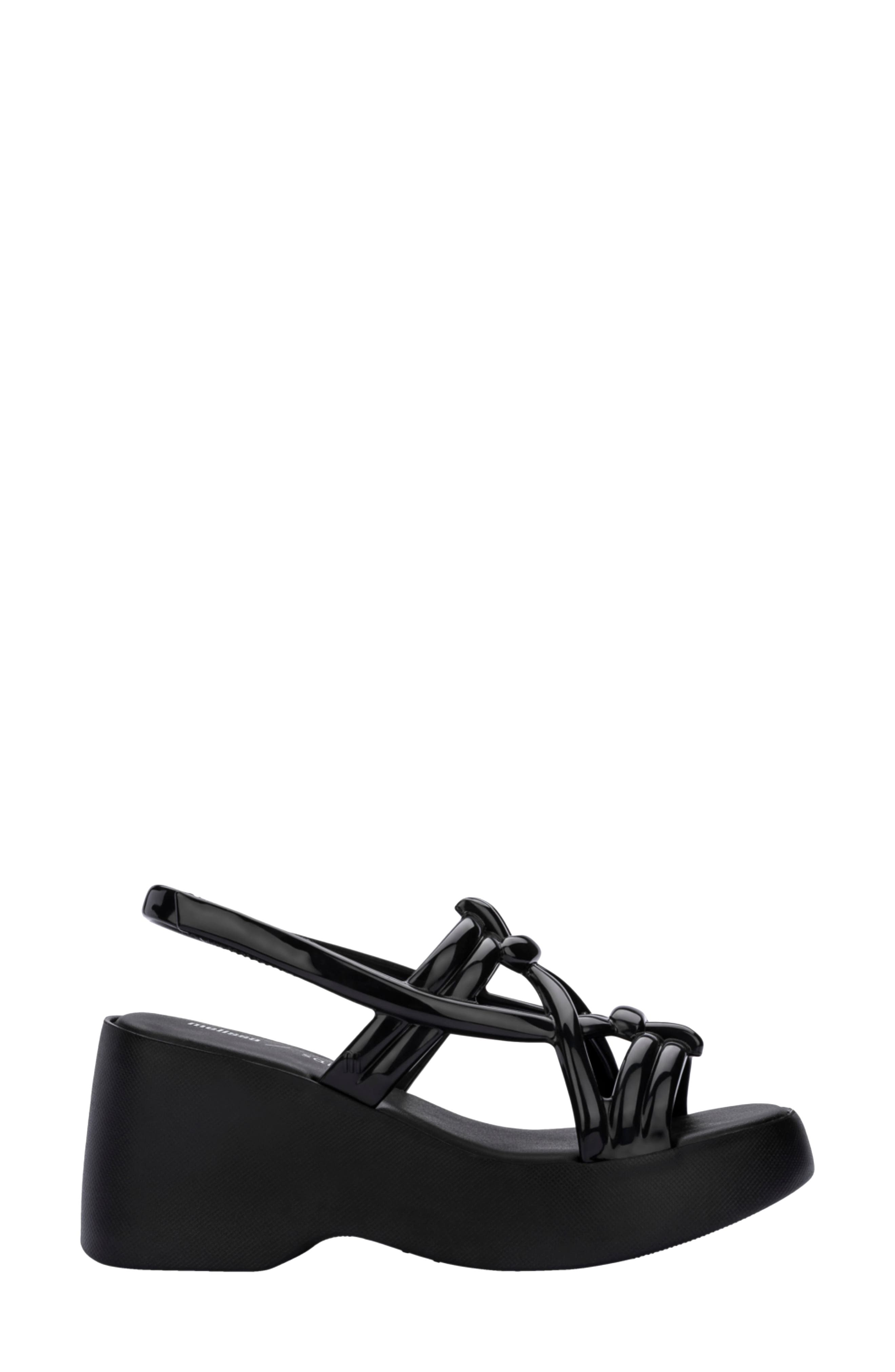 Melissa Sand and Salinas Platform Wedge Sandal, Alternate, color, 
