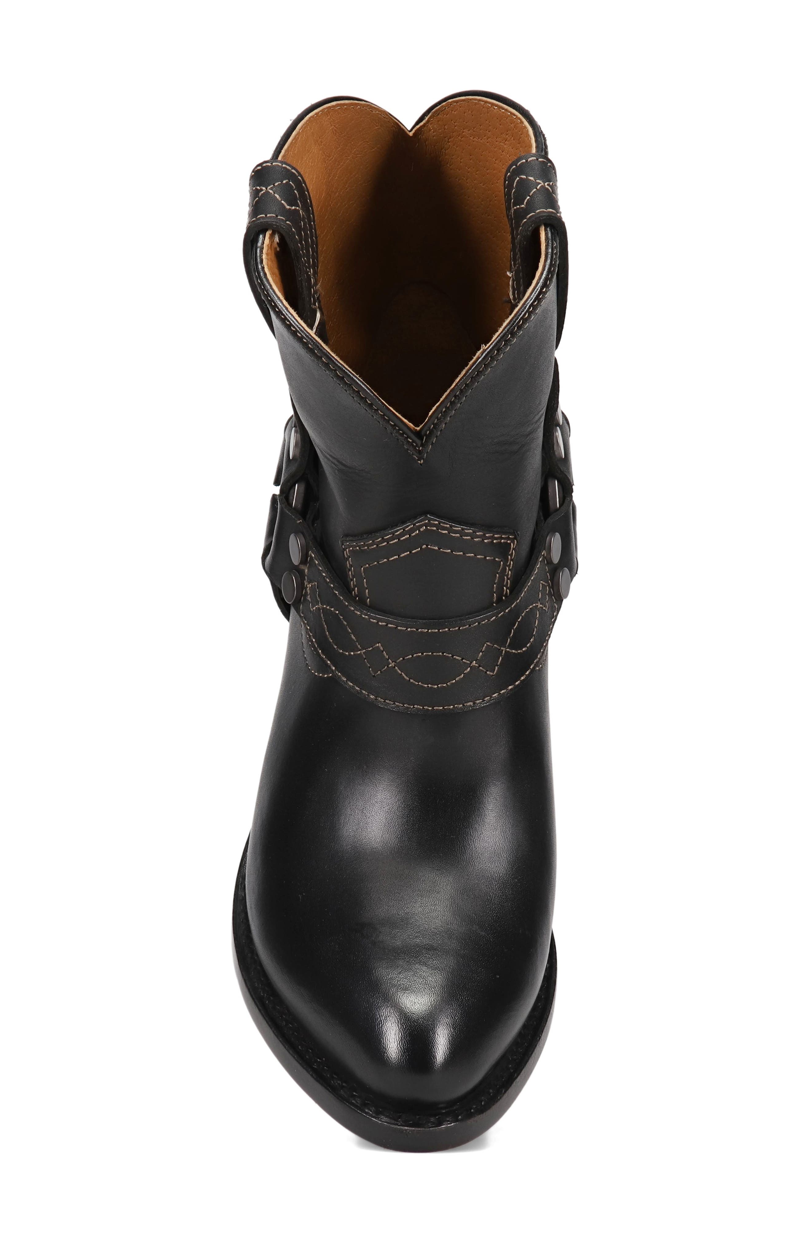 Frye Billy Harness Bootie, Alternate, color, Black