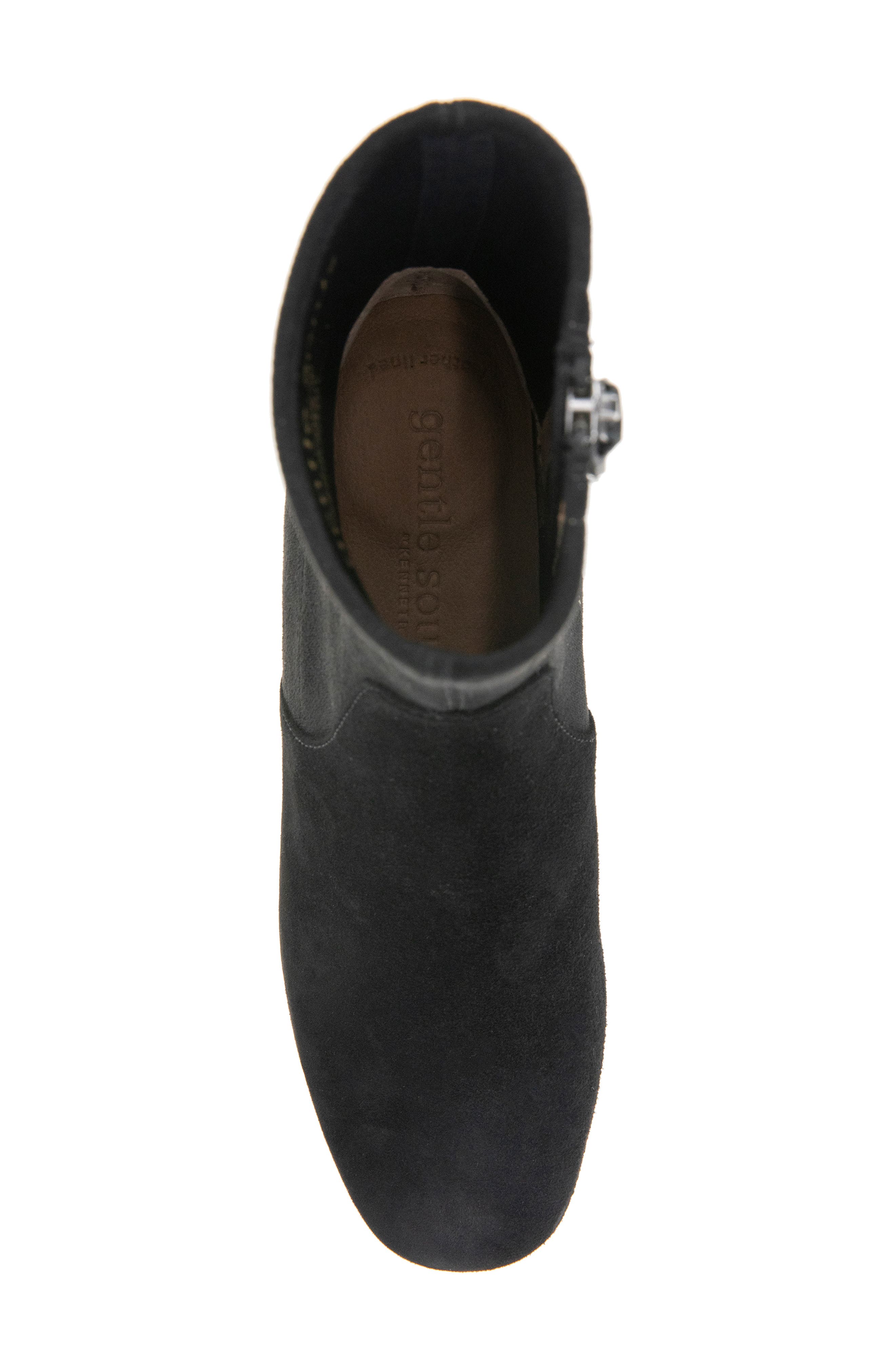 Gentle Souls Elly Bootie, Alternate, color, Black Suede