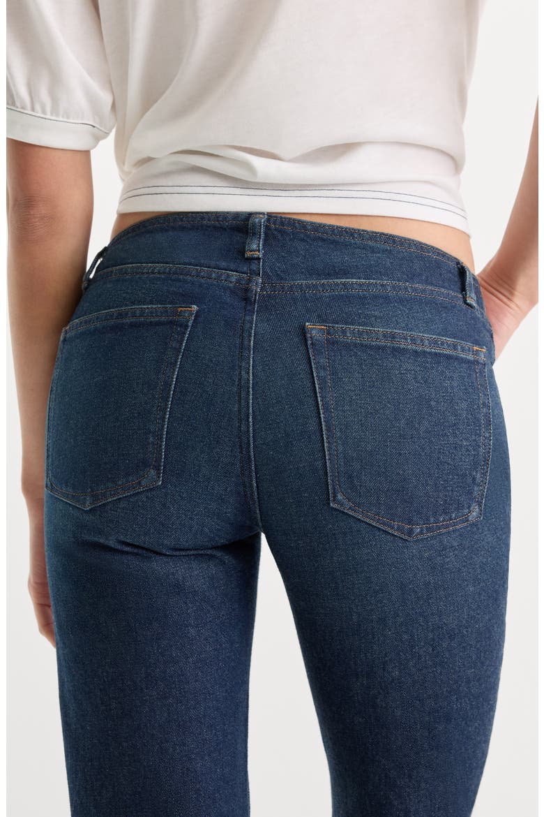 Ghost Waist Low Rise Bootcut Jeans, Alternate, color, INDIGO1329