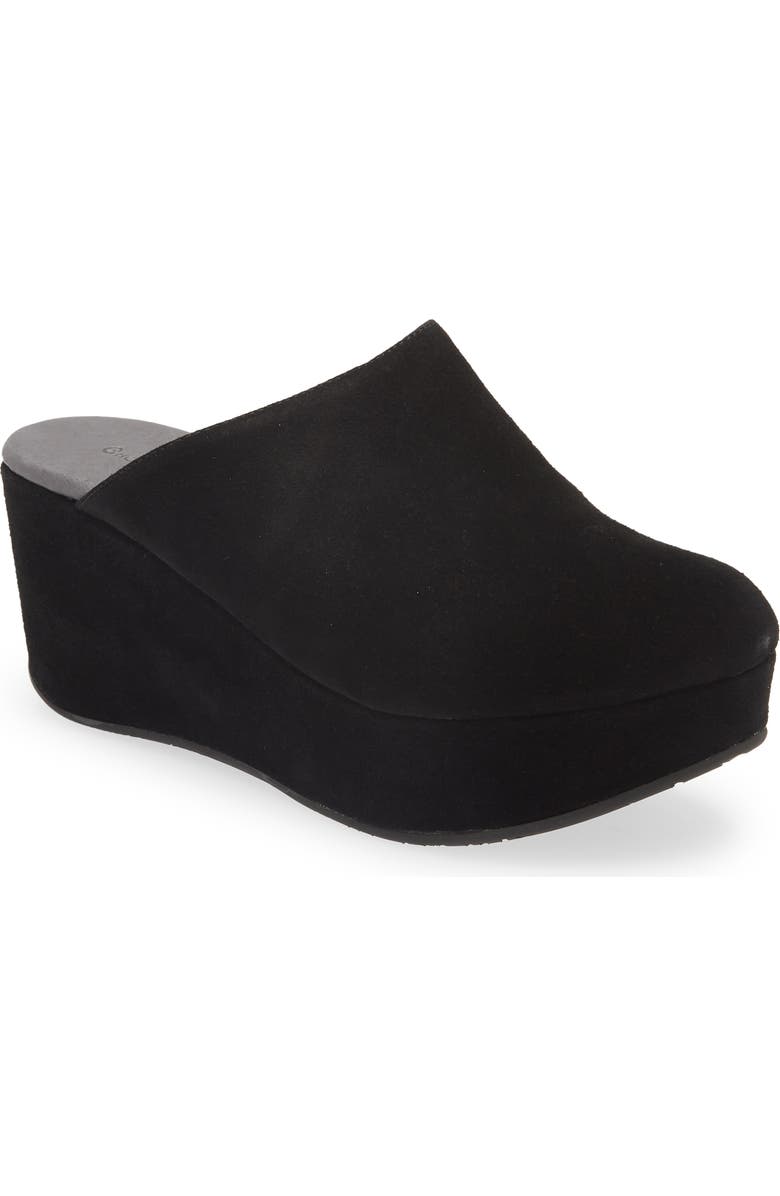 Chocolat Blu Yoma Platform Clog, Main, color, Black Suede