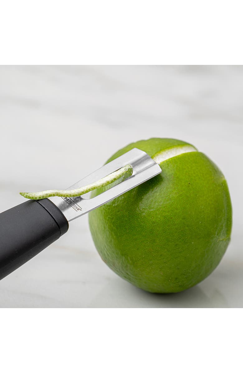 A Bar Above Stainless Steel Channel Knife with Black Handle, Alternate, color, Black