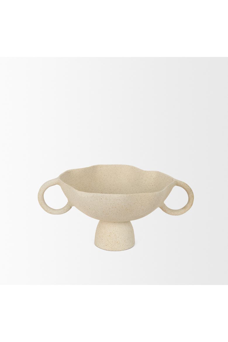 Radka Metal Decorative Bowl, Alternate, color, Beige