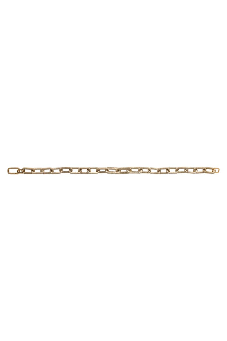 Catena Rectangular Necklace, Alternate, color, Gold Silver