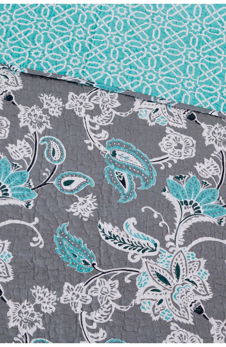 Modern Threads Full/Queen Agnes Reversible Quilt Set - Agnes, Alternate, color,