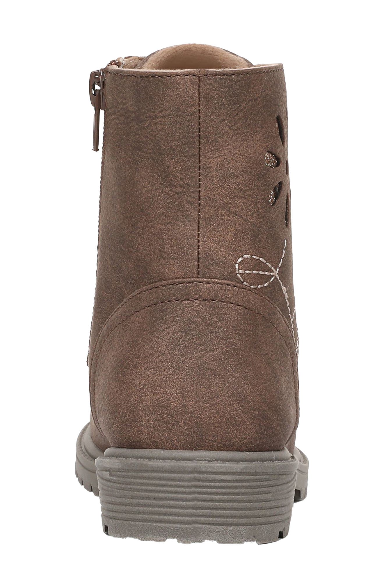 Kids' Rena 2 Faux Leather Boot, Alternate, color, SADDLE BLUSH FAUX NUBUCK