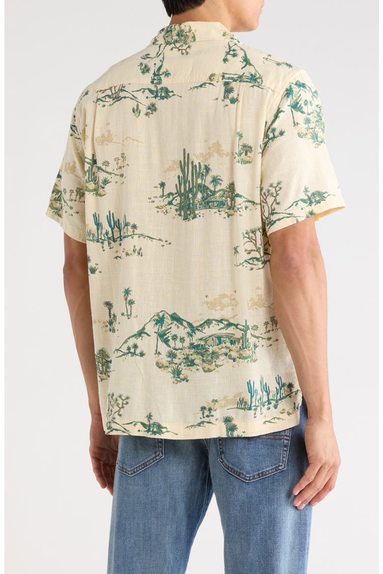 Desert Print Camp Shirt, Alternate, color, DESERT SAGE