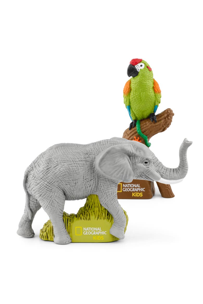 National Geographic Safari Elephant & Parrot Audio Character Bundle, Main, color, MULTI