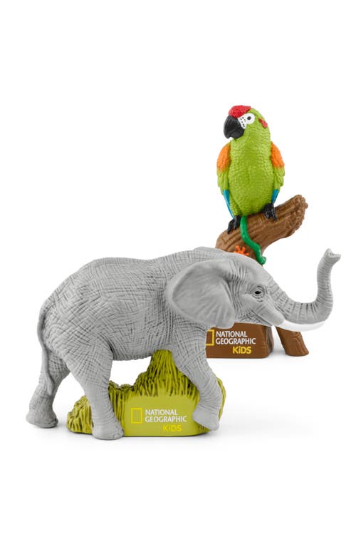 tonies National Geographic Safari Elephant & Parrot Audio Character Bundle in Multi 