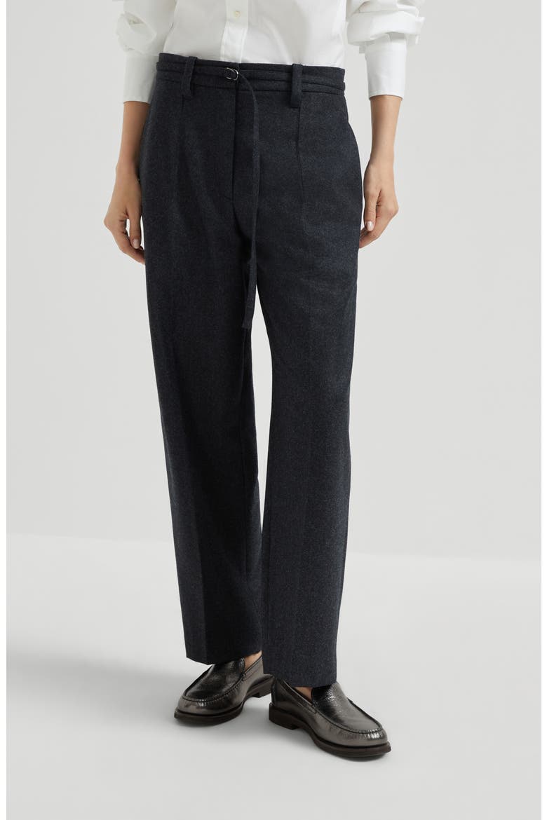 Straight Crop trousers, Alternate, color, Lignite Grey