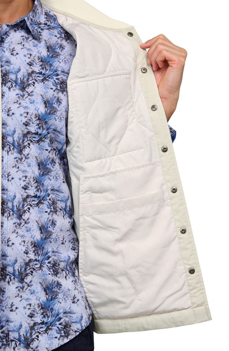 Brooklyn Brigade Solid Quilted Puffer Vest, Alternate, color, Stone