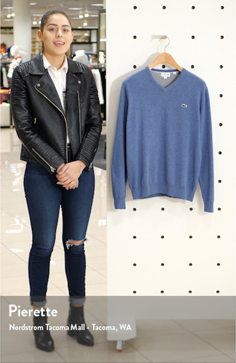 Regular Fit V-Neck Sweater, sales video thumbnail