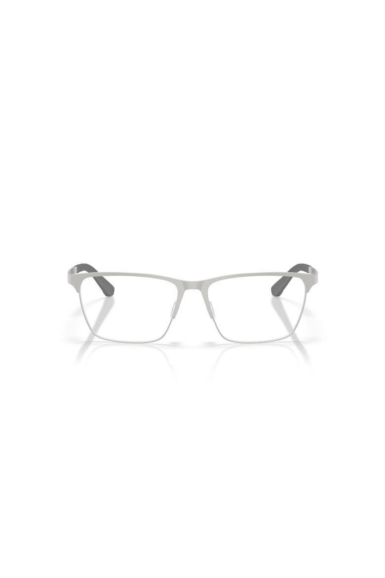 54mm Square optical glasses, Alternate, color, Silver