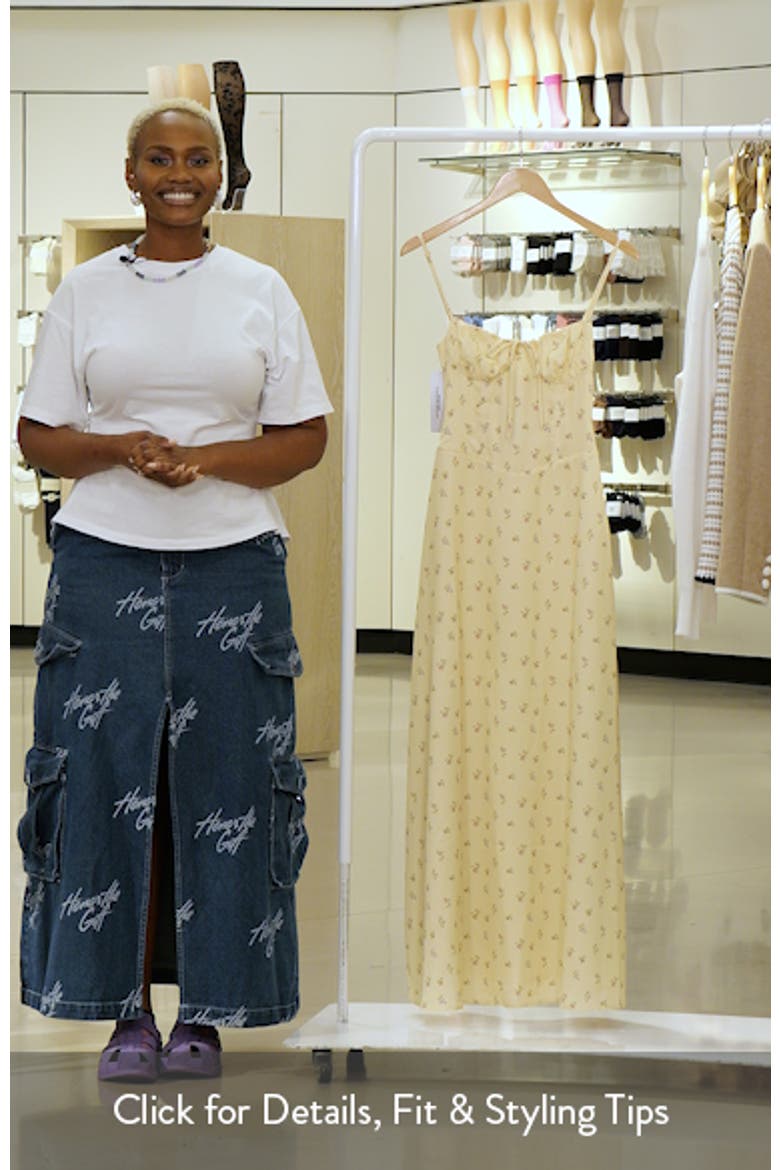 Floral Print Maxi Dress video