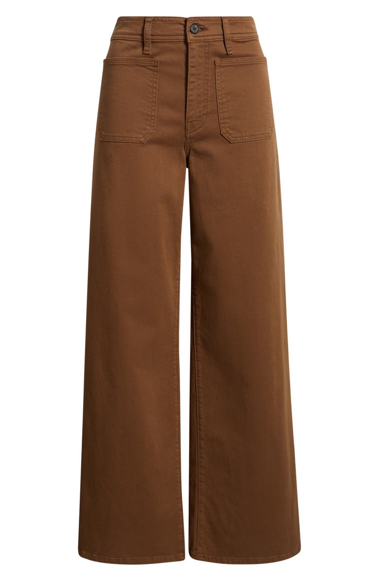 FRAME Le Slim Palazzo Harbor Pocket High Waist Wide Leg Jeans, Alternate, color, 