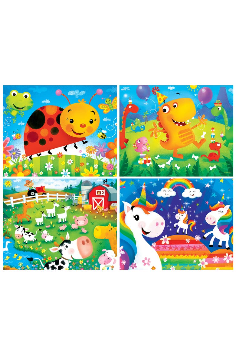 Lil Puzzler 48pc Puzzles 4-Pack, Alternate, color, Multicolor