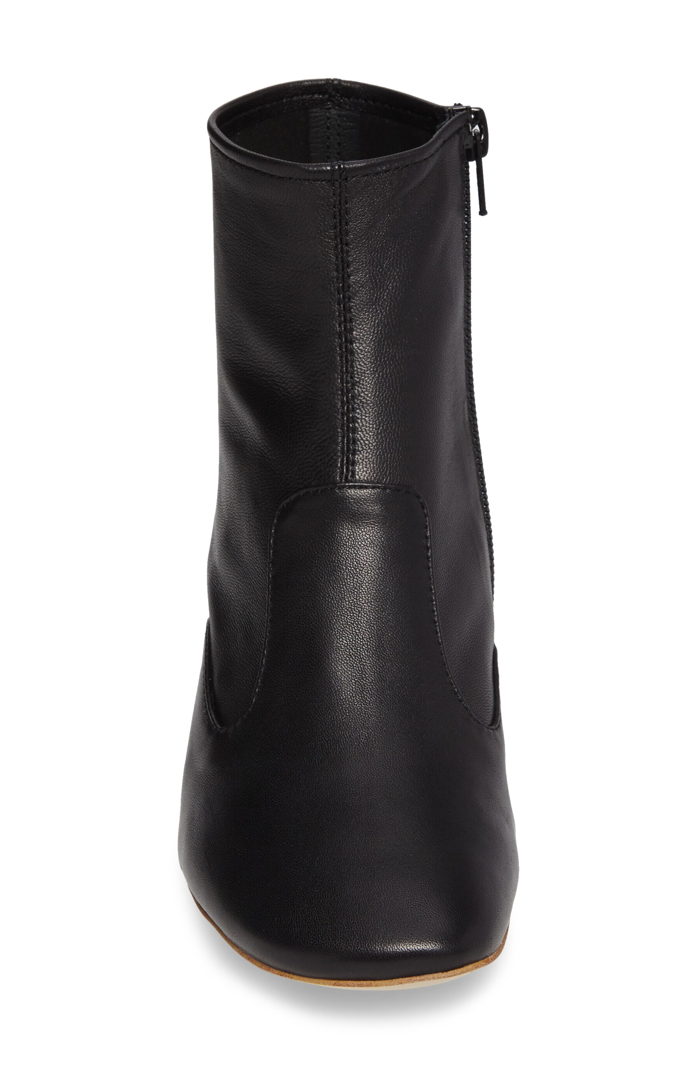 Kovacs Flared Heel Bootie, Alternate, color, BLACK
