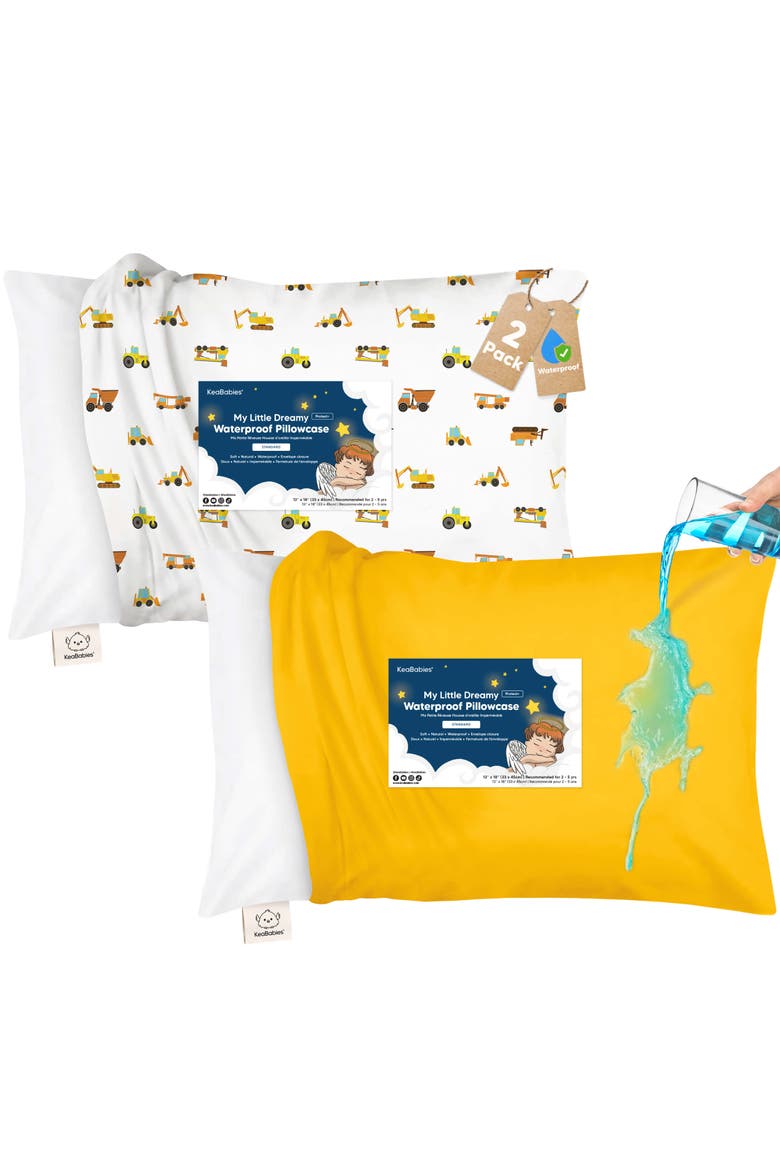 2-Pack My Little Dreamy [Protect+] Waterproof Pillowcase, Main, color, Construction