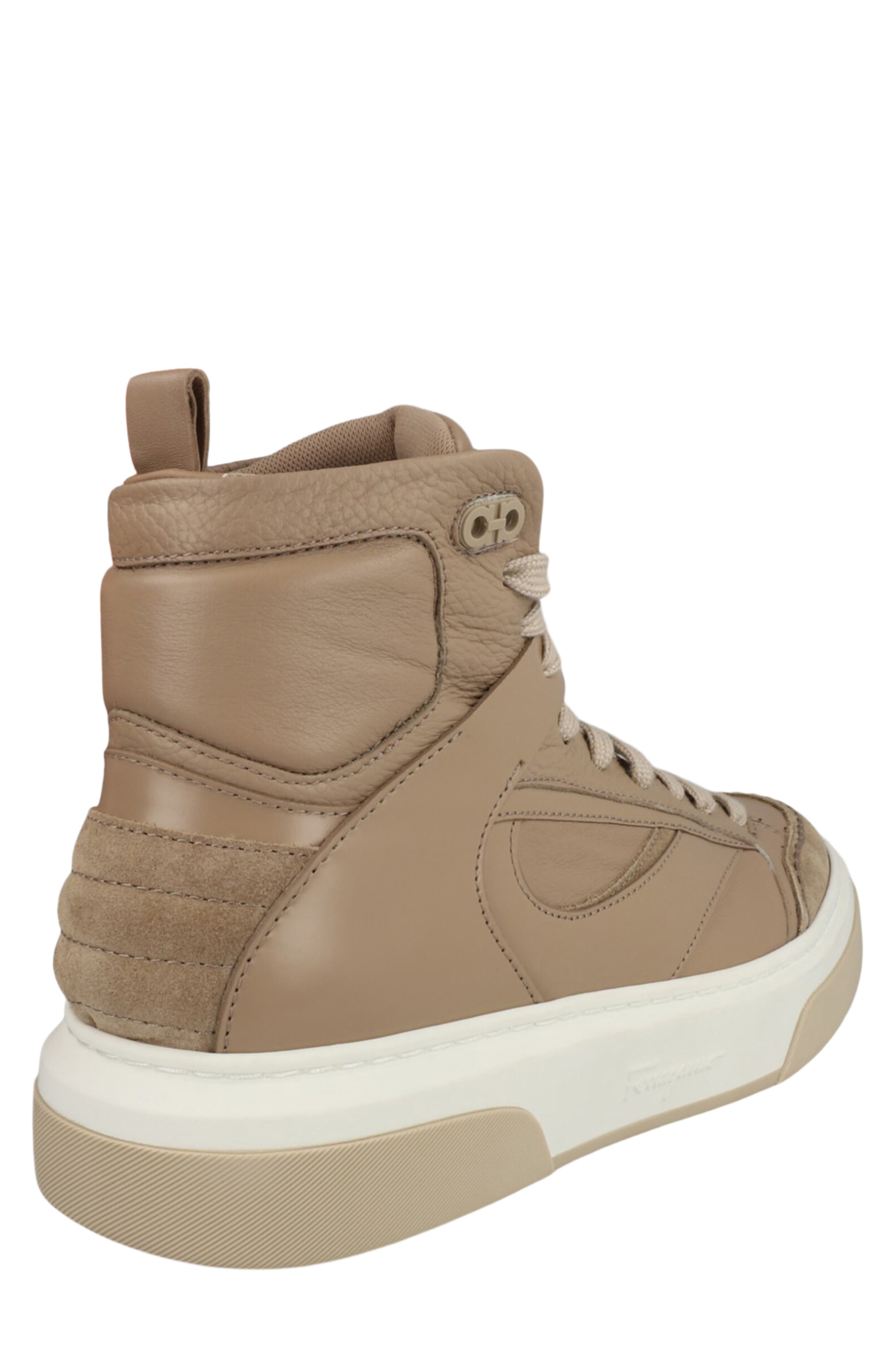 Cassio High Top Sneaker, Alternate, color, BONE