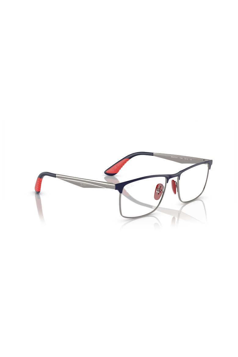 55mm Rectangle optical glasses, Alternate, color, Blue