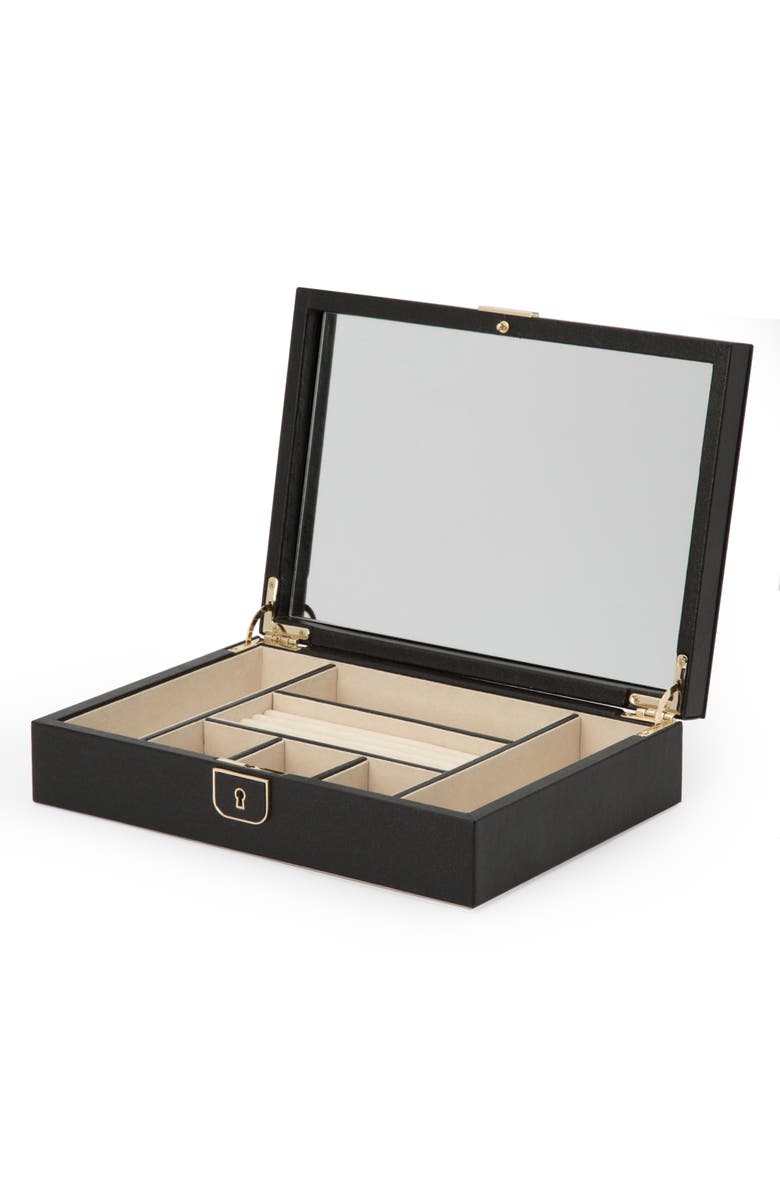 WOLF Palermo Medium Jewelry Box, Alternate, color, Black Anthracite