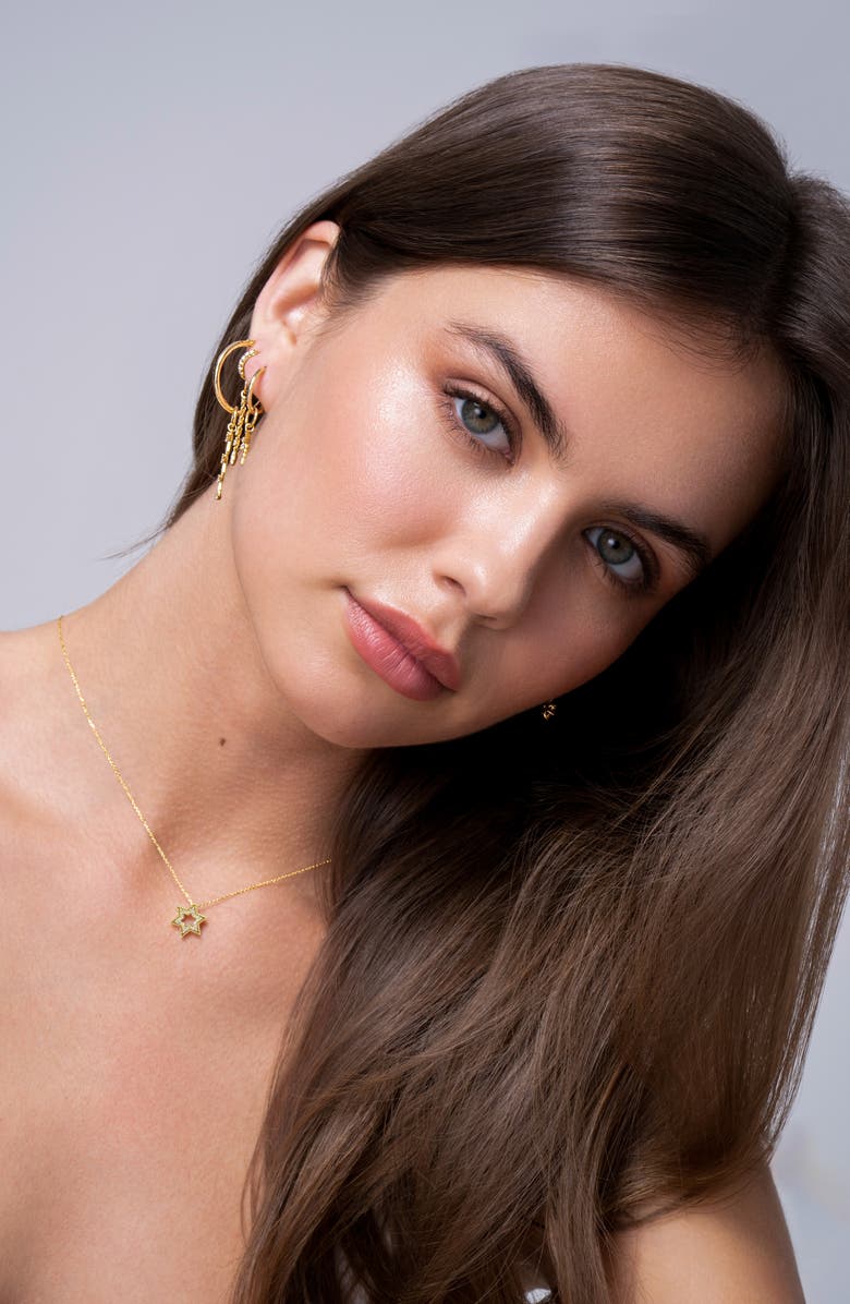 Bony Levy 14K Gold Hoop Earrings, Alternate, color, White Gold