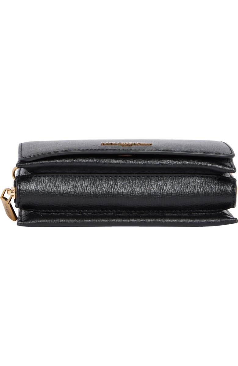 KARL LAGERFELD PARIS Lourdes Crossbody Bag, Alternate, color, Black/ Gold