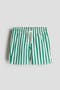  Green/White Striped