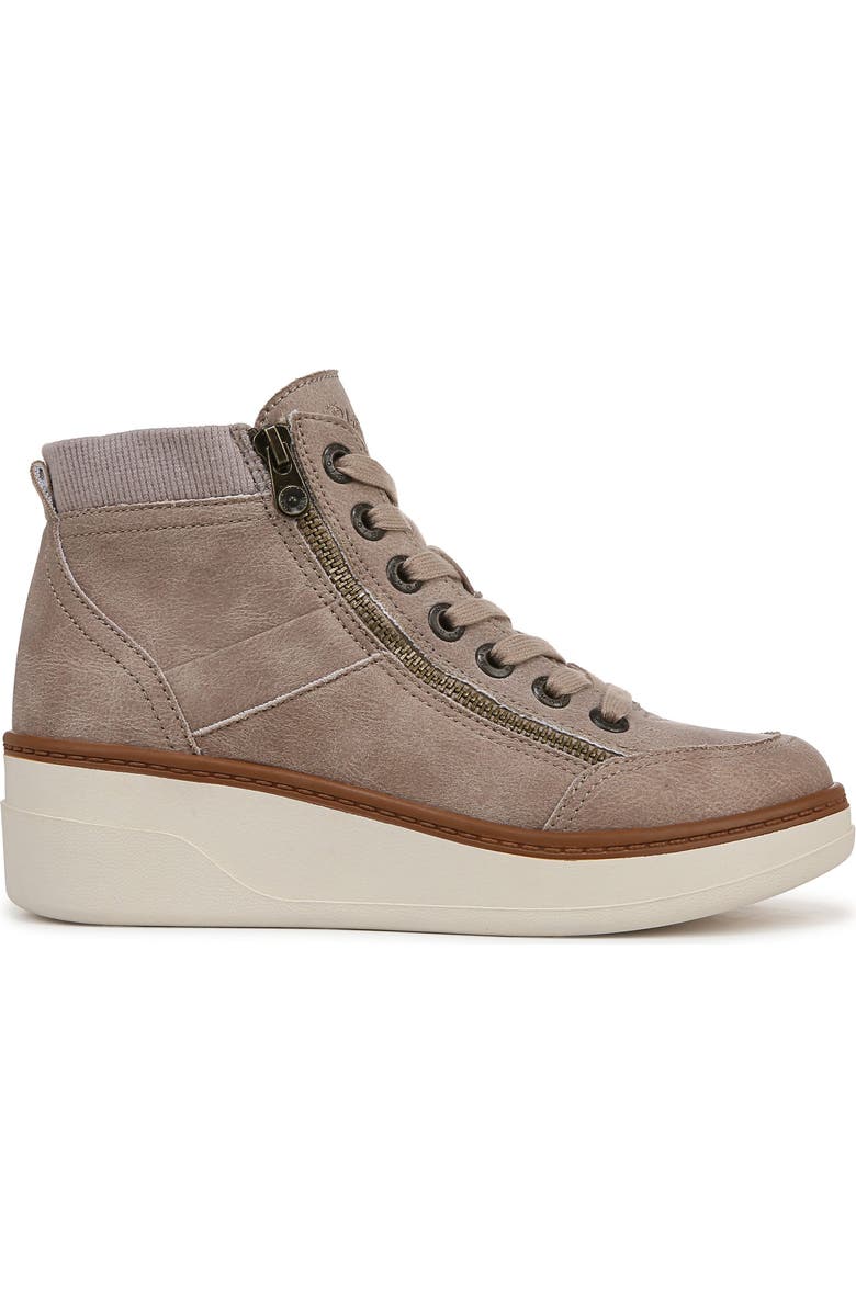 Blowfish Malibu Camden Wedge Sneaker, Alternate, color, Mushroom Microsuede