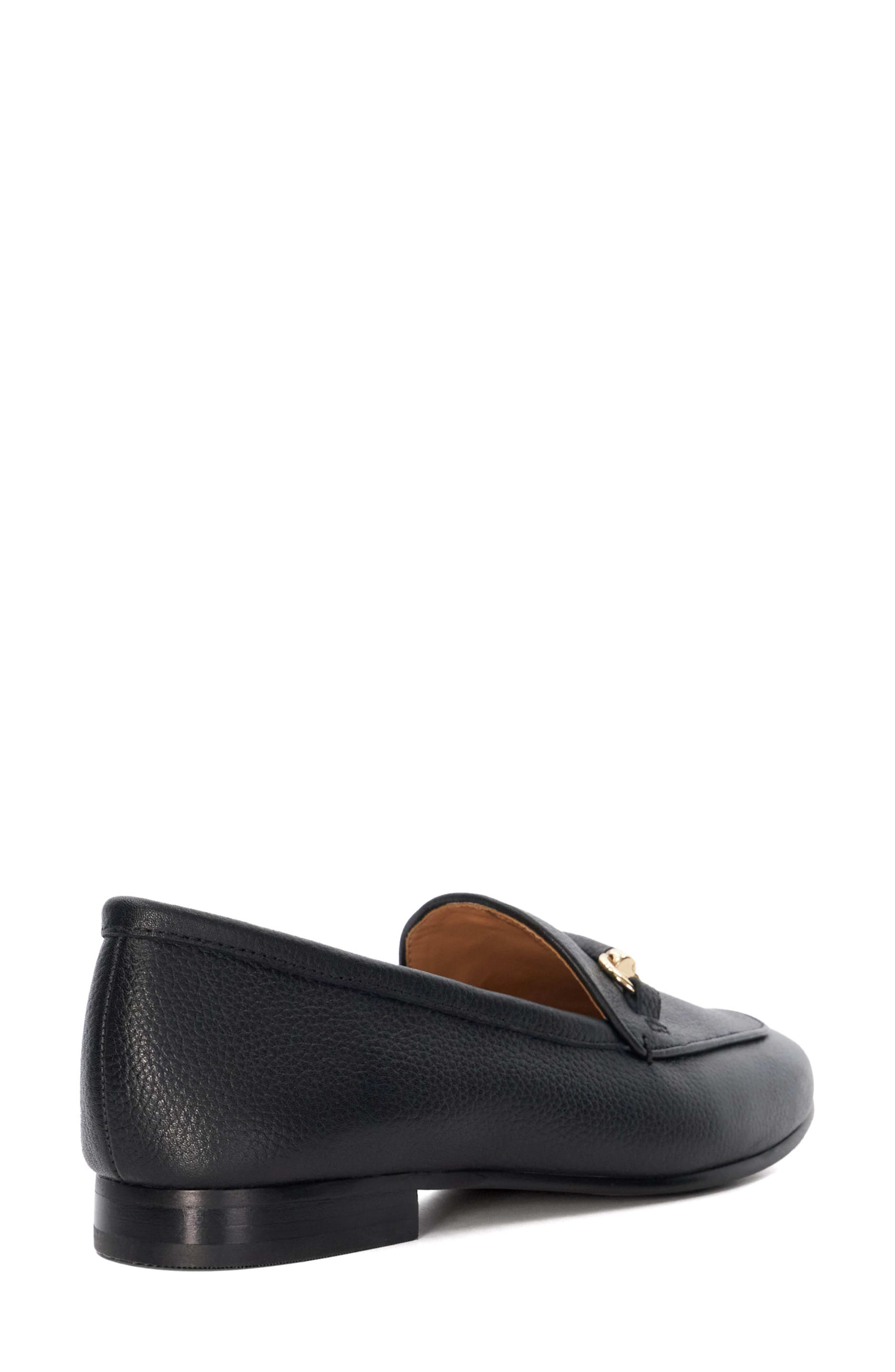 Dune London Grandeur Bit Loafer, Alternate, color, Black