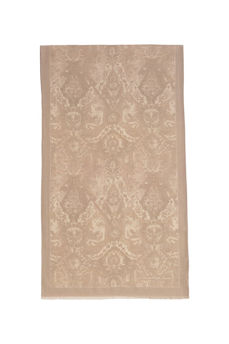 Medallion Wrap W/ Sequins, Alternate, color, Birch Tan